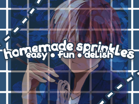 ↘ homemade sprinkles [tutorial]