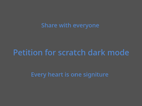 Petition for scratch dark mode