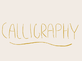 calligraphy (99% pen!)