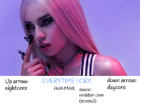 Everytime I cry | Ava Max | Modes