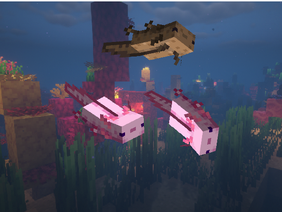 minecraft axolotl aquarium