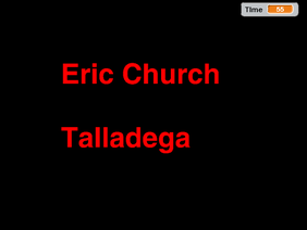Eric Church Talladega 