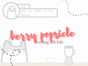 berry popsicle - cooking with kuki