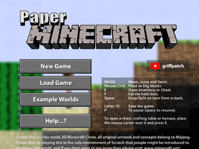 Paper Minecraft v11.5 (Minecraft 2D) remix