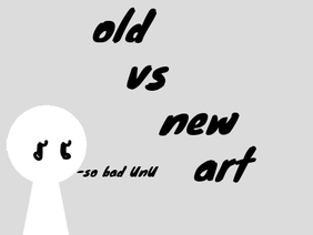 old vs new art