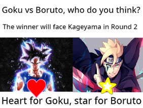 Round 1: Goku vs Boruto