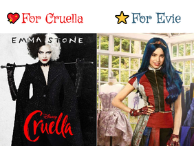 Cruella and Evie vote