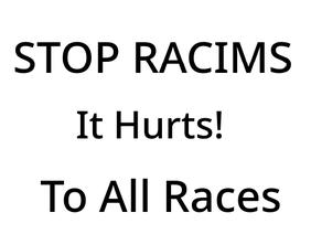 No more racist people!