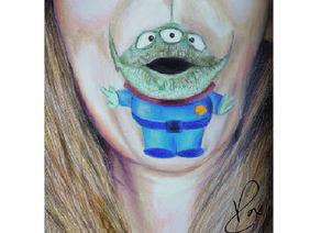 Toystory Alien Inspired Lipart Drawing / Final