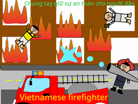Vietnamese firefighter