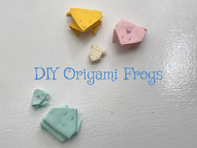 make origami jumping frogs!