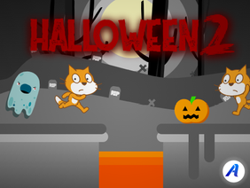 ☁ Halloween 2 || A multiplayer Scrolling Platformer || #all #animations #games #stories #music #art