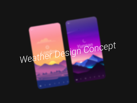 Figma | Weather Design Concept