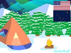 ||Camping in Alaska||Animated Drawing #Art #Alaska