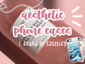 ╰┈➤aesthetic phone cases i found on casetify