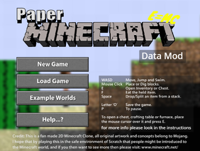Paper Minecraft Data Mod v1.5 (Archived)