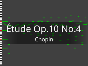 Chopin — Étude Op.10 No.4