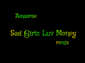 Amaarae - Sad Girlz Luv Money Remix(TT song)