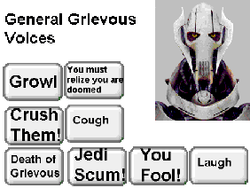General Grievous voices