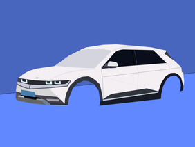 Hyundai Ioniq 5 body drawing