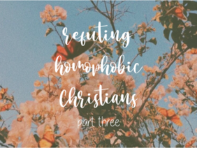 refuting homophobic Christians p3
