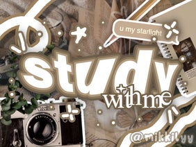 ↬ study with me