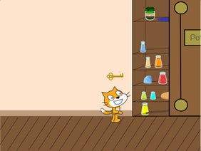 Scratch cat drinking even more random potions!