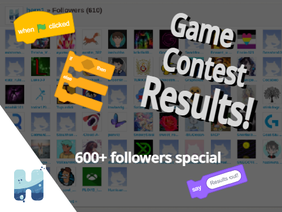 [RESULTS] 600+ Game Contest Result! #art #games #music #all #results\