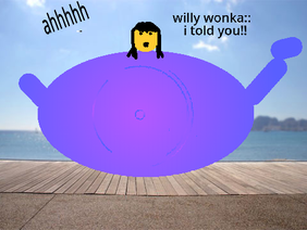blueberry from willywonka