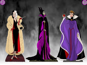 Disney Villains Dress Up Cruella Maleficent Evil Queen