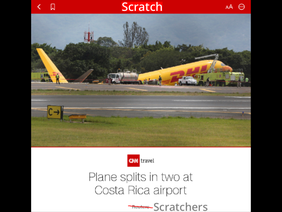 DHL Flight 7216 crash landing at Costa Rica