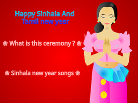 ❀ Happy Sinhala And Tamil New Year ❀