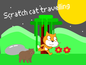 Scratch cat travelling (*´꒳`*) / #tutorial #all #cat #scratch #scratch cat #games #art #1 #fyp