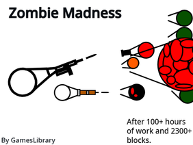Zombie Madness v1.6 (infinite waves) #all #games #trending