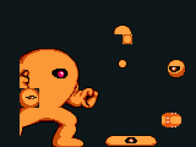 Yellow Devil but every blob is also a Devil