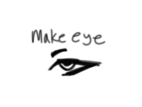 how to draw very shiny eyeshadow :thumbs_up: