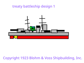 treaty battleship design 1