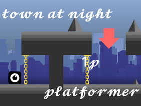 【#3】town at night _ platformer
