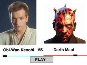 Obi-Wan Kenobi VS Darth Maul