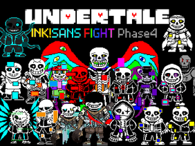 UNDERTALE(Original game) ink!sans fight(インクサンズ戦)Phase4&5オリジナル
