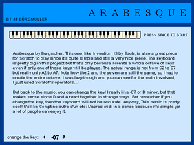 【PIANO】Arabesque (Burgmueller)
