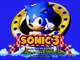 Sonic 3 title (genesis timing)