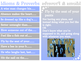 Idioms & Proverbs