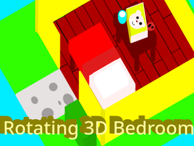 Rotating 3D bedroom   |    #ilovestories#3D#room#all#bedroom#animations