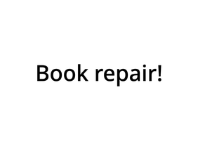 Book repair!