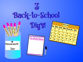  3 Cute+Easy Back-to-School DIYs
