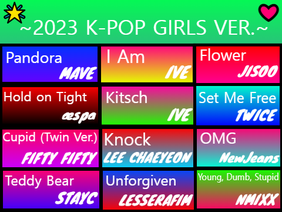 2023 K-Pop Comebacks Playlist (GIRLS)