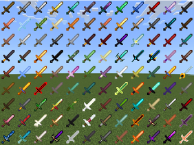 All Minecraft Swords