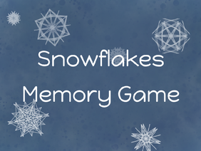Snowflakes Memory Game (3. Dezember)