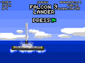 SpaceX Falcon 9 Lander (now with Autopilot)